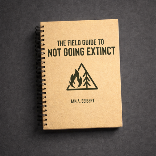 Spiral-bound survival preparedness manual – The Field Guide to Not Going Extinct
